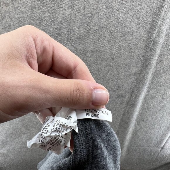 Tommy Bahama Sweatshirt Dress Womens Small Gray Quarter Zip Tunic Reversible - Picture 8 of 11